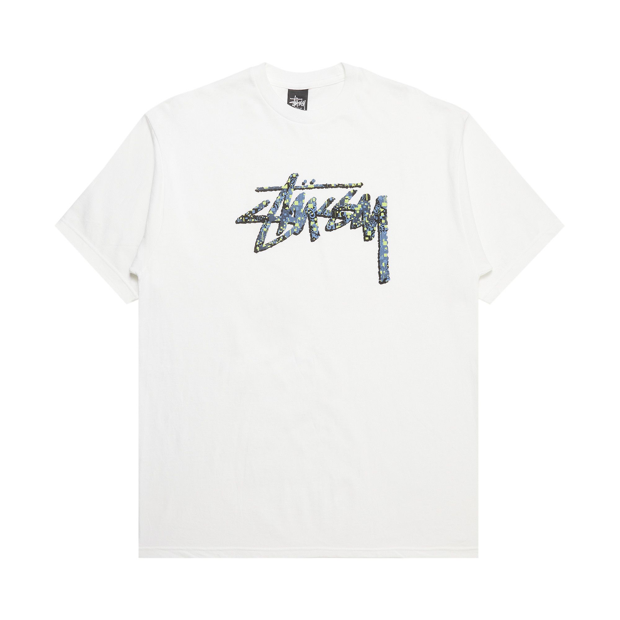 Buy Stussy Stock SS Print Tee 'White' - 0535 100000103SSPT