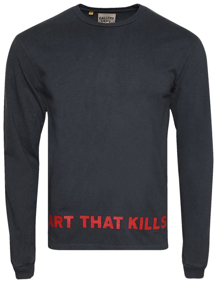 Gallery Dept Anarchy Long Sleeve T Shirt Black