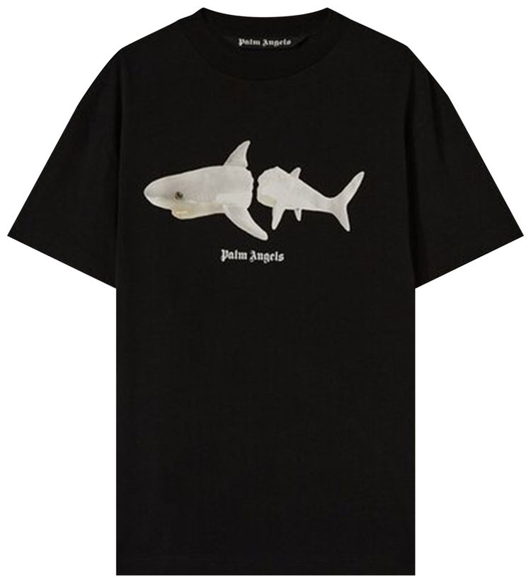 Palm Angels Shark Classic Tee BlackWhite