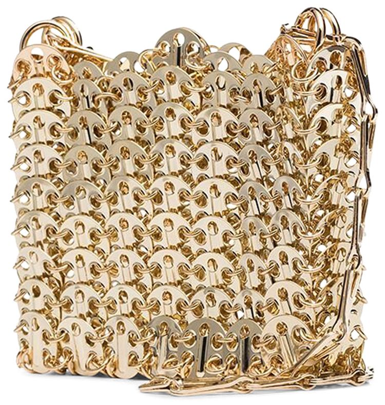 Rabanne 1969 Nano Shoulder Bag Light Gold