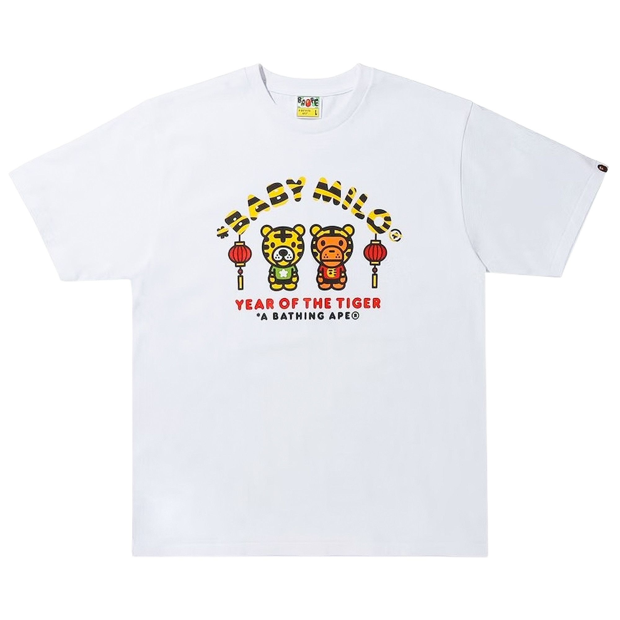 Buy BAPE Year Of The Tiger Baby Milo Tee 'White' - 2I20 110