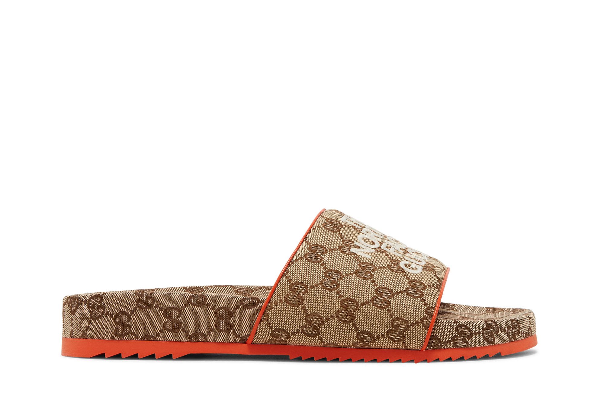 ☆ THE NORTH FACE x GUCCI GG Slide WMNS コラボサンダル ☆ Gucci x The North Face GG Slide Orange Beige Ebony Original