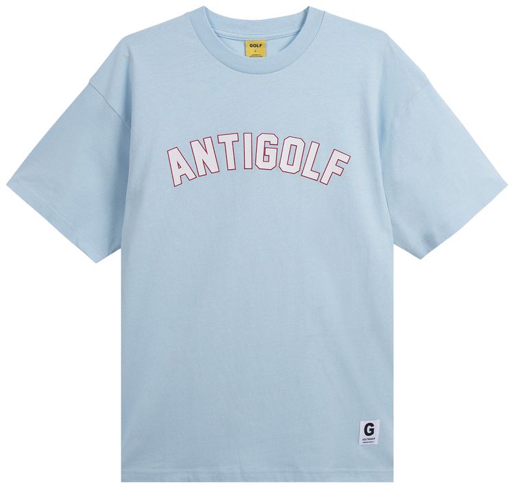 GOLF WANG Antigolf Heavyweight Tee Light Blue