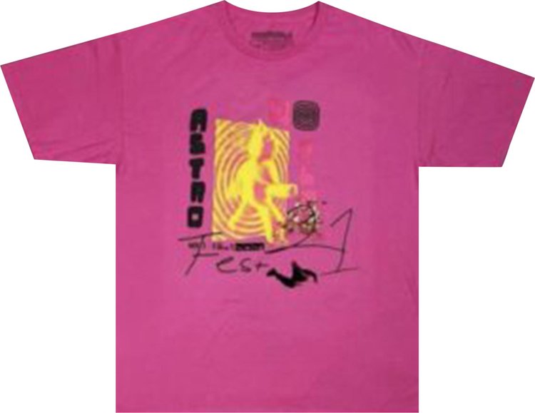Cactus Jack by Travis Scott Other Side T-Shirt 'Pink'