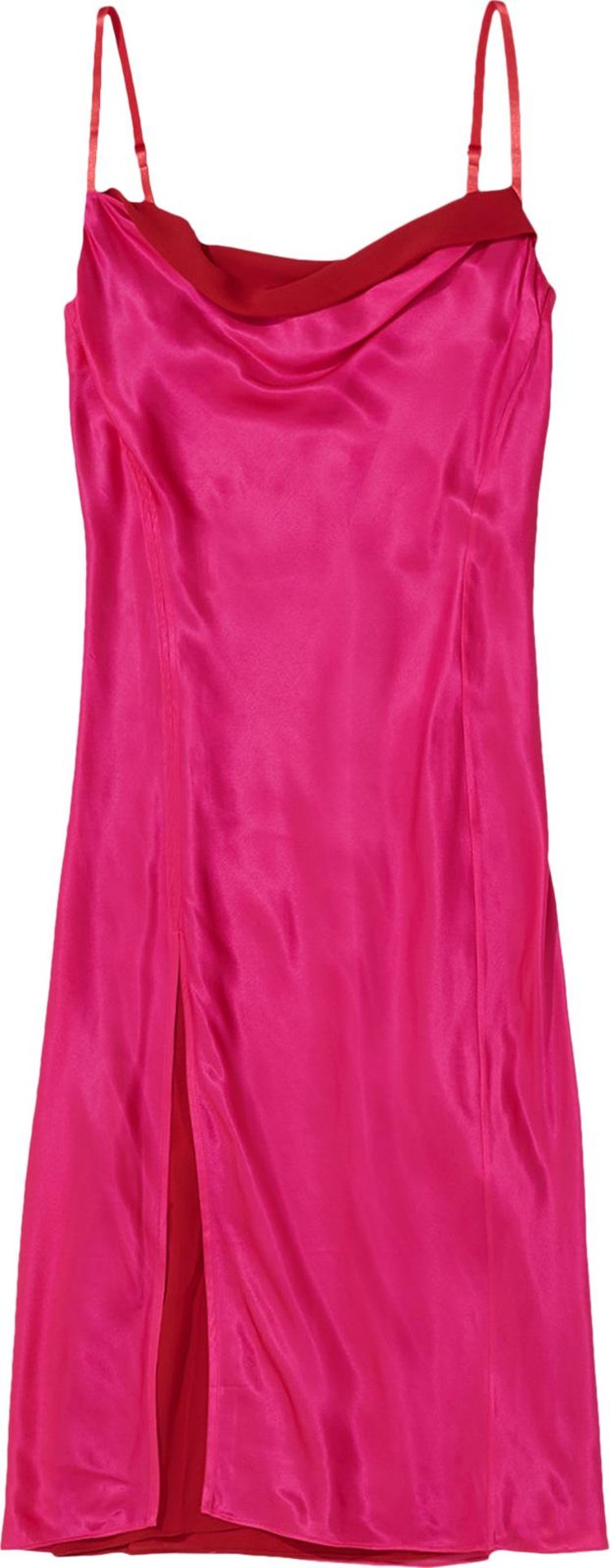 Acne Studios Satin Slip Dress 'Fuscia Pink'