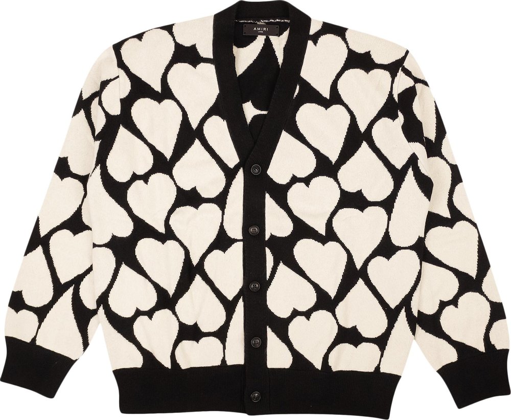 Buy Amiri Hearts Cardigan 'Multicolor' - MKC025 004 MULT | GOAT