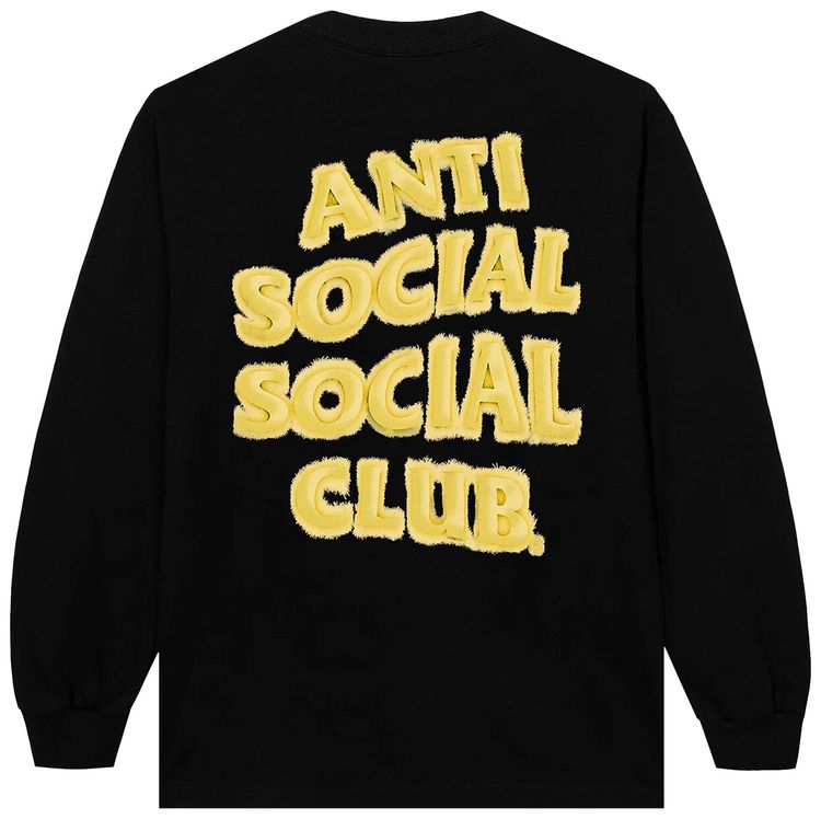 Anti Social Social Club Anthropomorphic Long Sleeve Tee Black