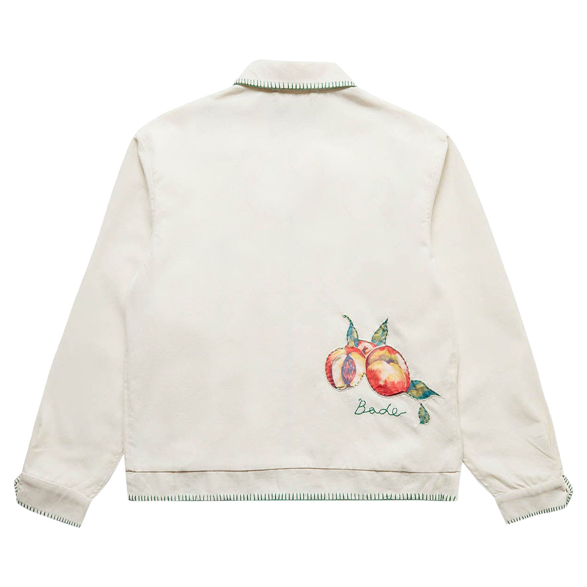Buy Bode Georgia Peach Jacket 'White' - MROW000003 WHIT | GOAT