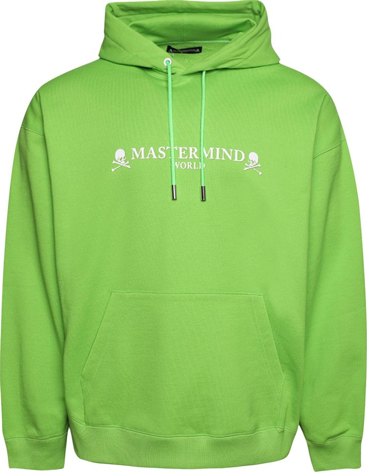 Mastermind World Logo And Skull Hoodie 'Lime Green'