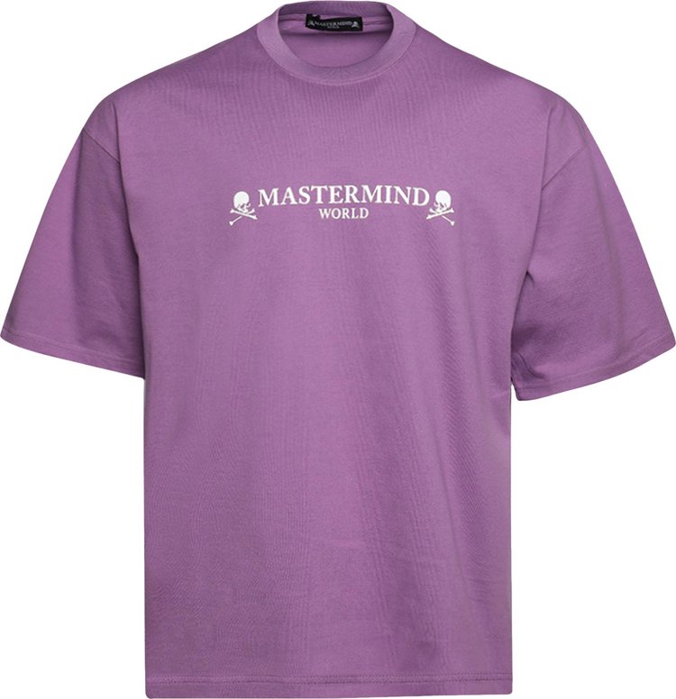 Mastermind World Logo And Skull Tee 'Lavender'