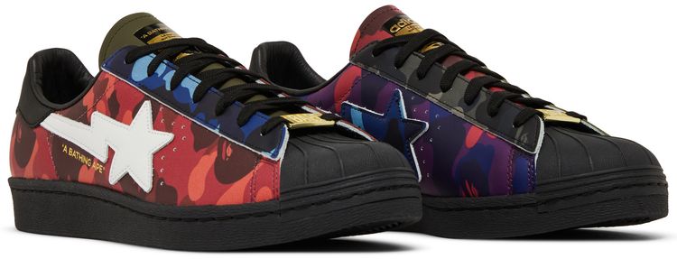BAPE x adidas Superstar Mixed Camo