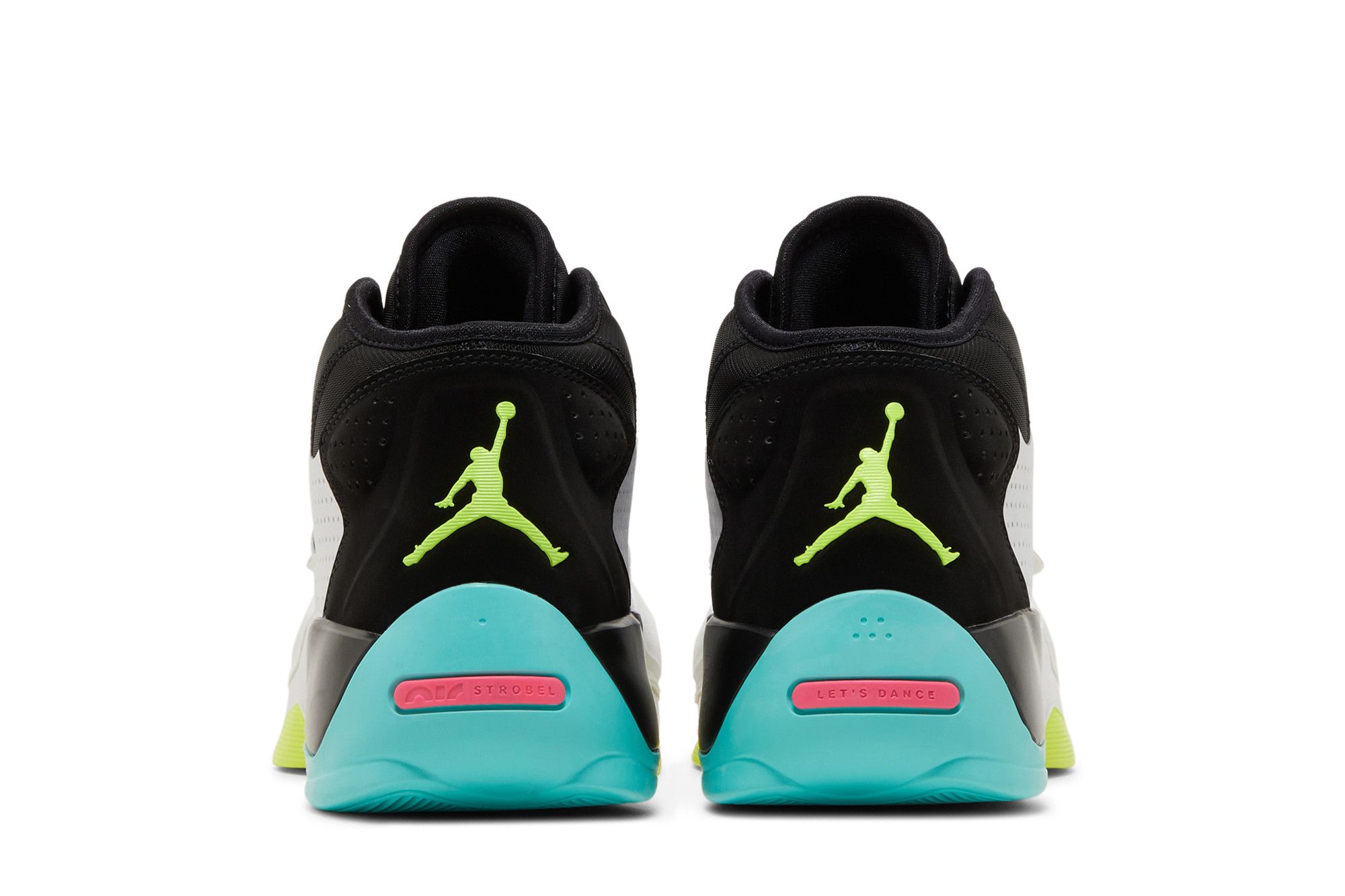 Black and turquoise jordans top