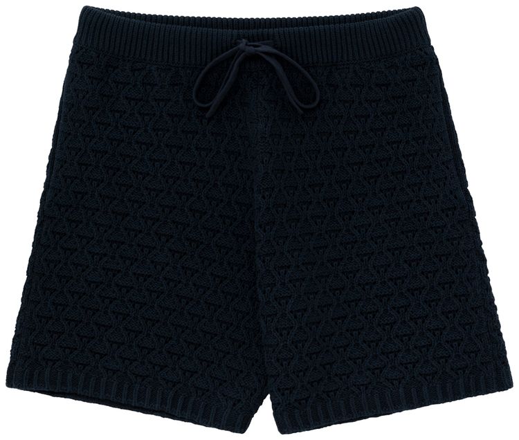 Aime Leon Dore Eyelet Knit Short Navy Blazer
