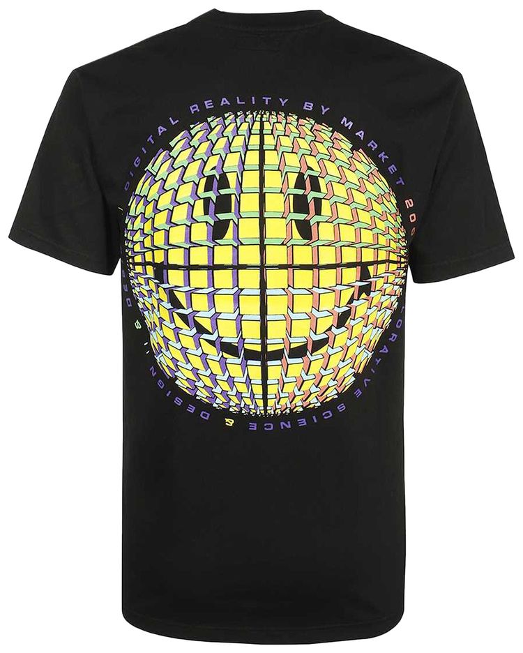 Market Smiley Afterhours Pocket T Shirt Vintage Black