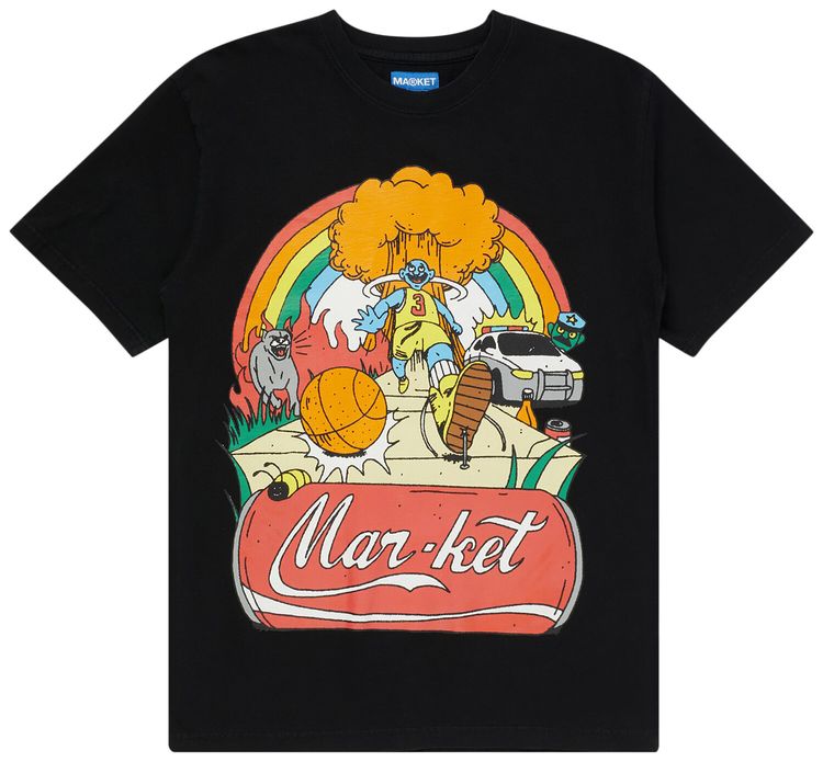 Market Good Day T Shirt Vintage Black