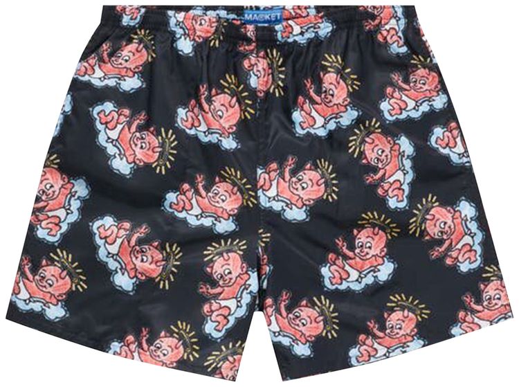 Market Lil Devil Tech Shorts Black