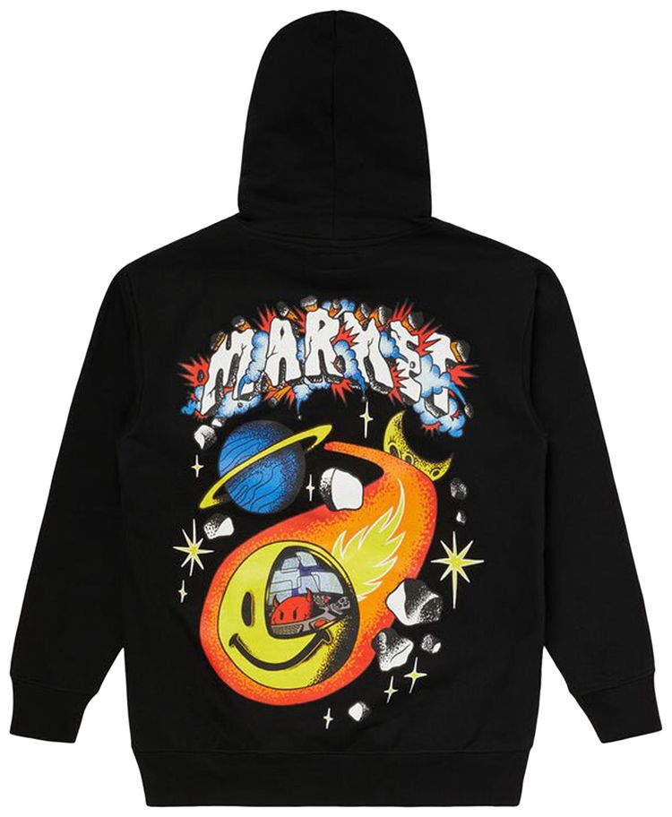 Market Smiley Conflicted Hoodie Black