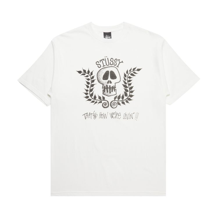 Stussy Skull Wreath Tee White