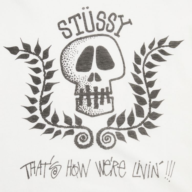 Stussy Skull Wreath Tee White