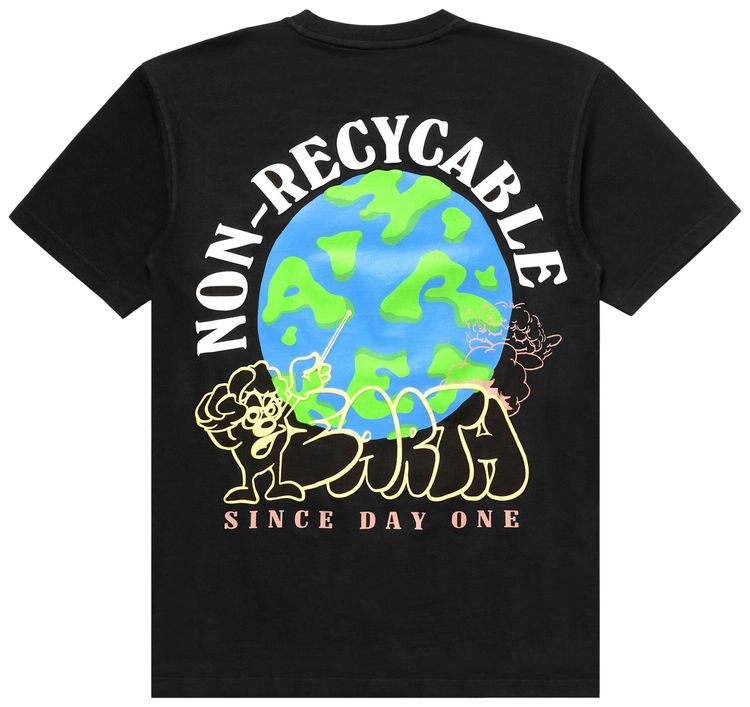 Market Nature Is Home T Shirt Vintage Black