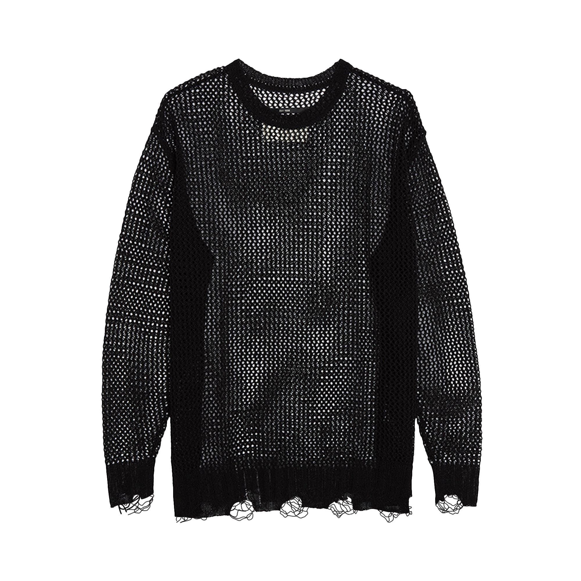 Buy Song for the Mute Honeycomb Mesh Knit Oversized Sweater