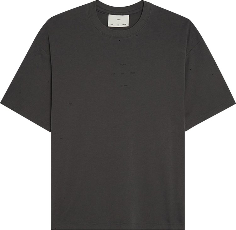 Buy Song for the Mute Logo Oversized Tee 'Washed Black' - 231 MTS018P2 ...