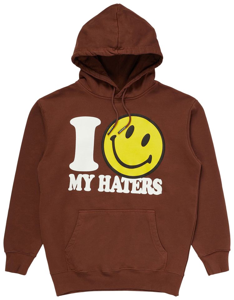 Market Smiley Haters Hoodie Acorn