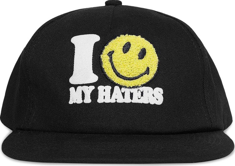 Market Smiley Haters 5 Panel Hat 'Vintage Black'