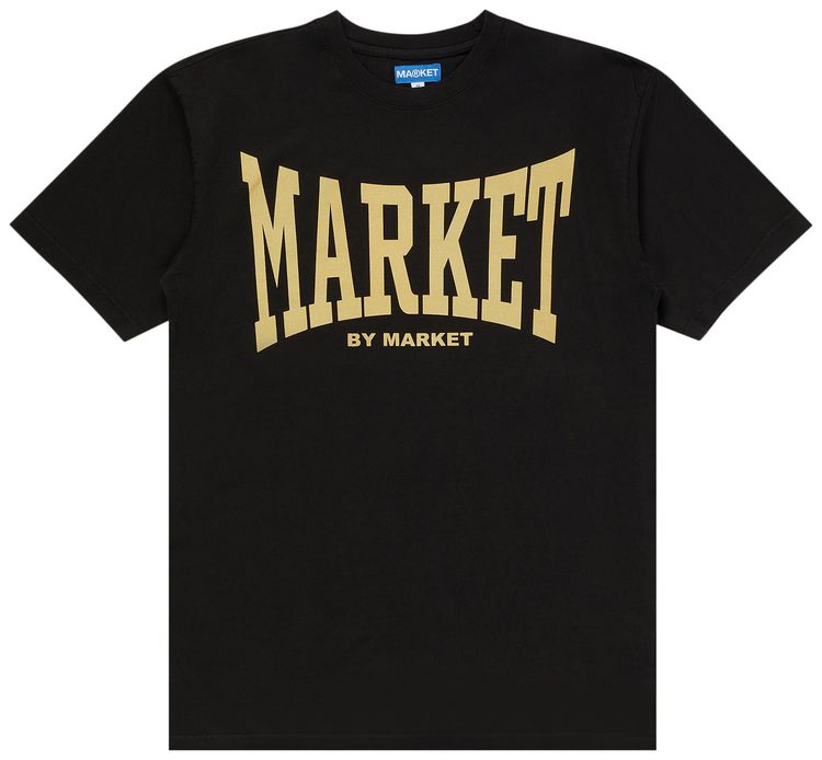 Market Persistent Logo T Shirt Vintage Black