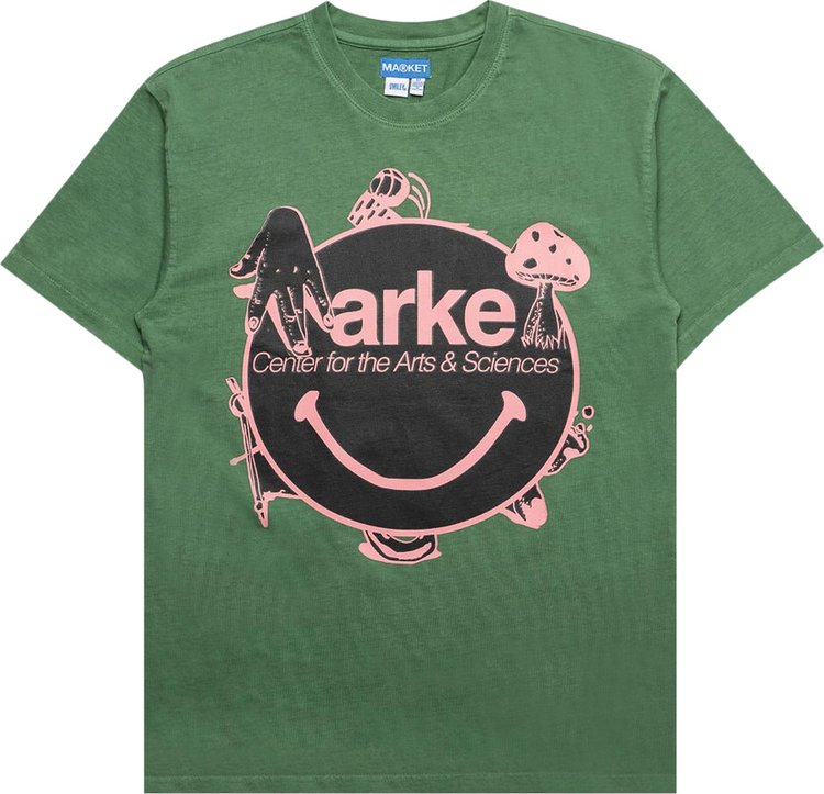 Market Smiley Arts & Sciences T-Shirt 'Sage'
