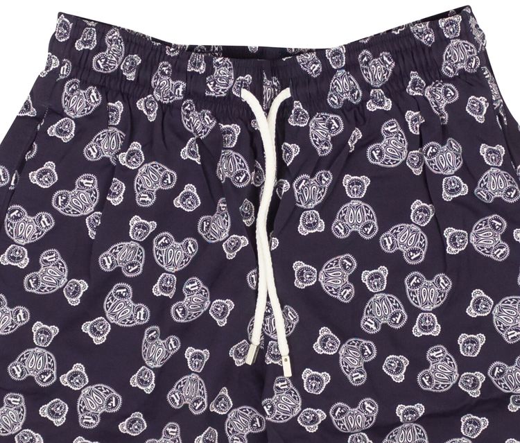 Palm Angels x Vilebrequin Bear Swimwear BlueGrey