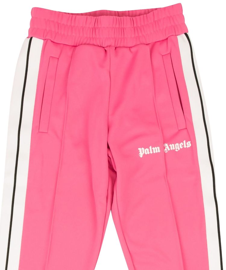 Palm Angels Track Pants FuchsiaWhite