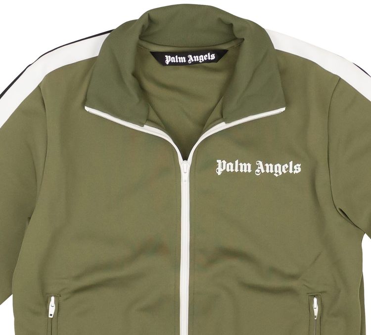 Palm Angels Classic Track Jacket MilitaryWhite