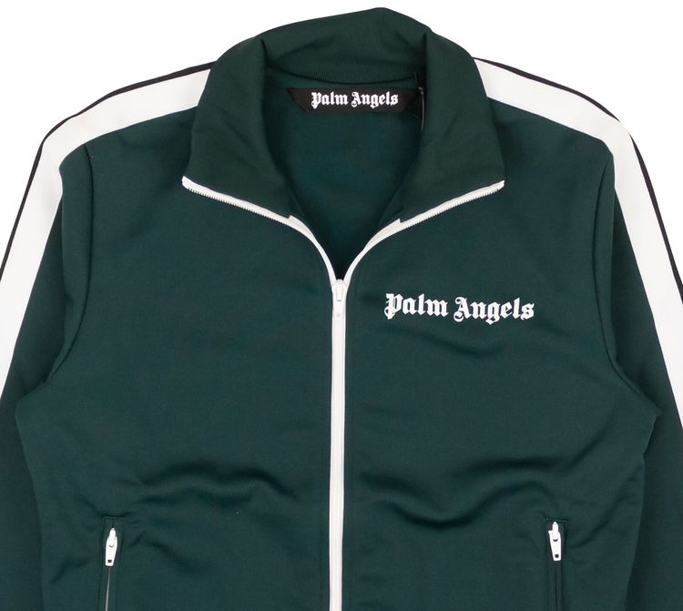Palm Angels Classic Track Jacket GreenWhite