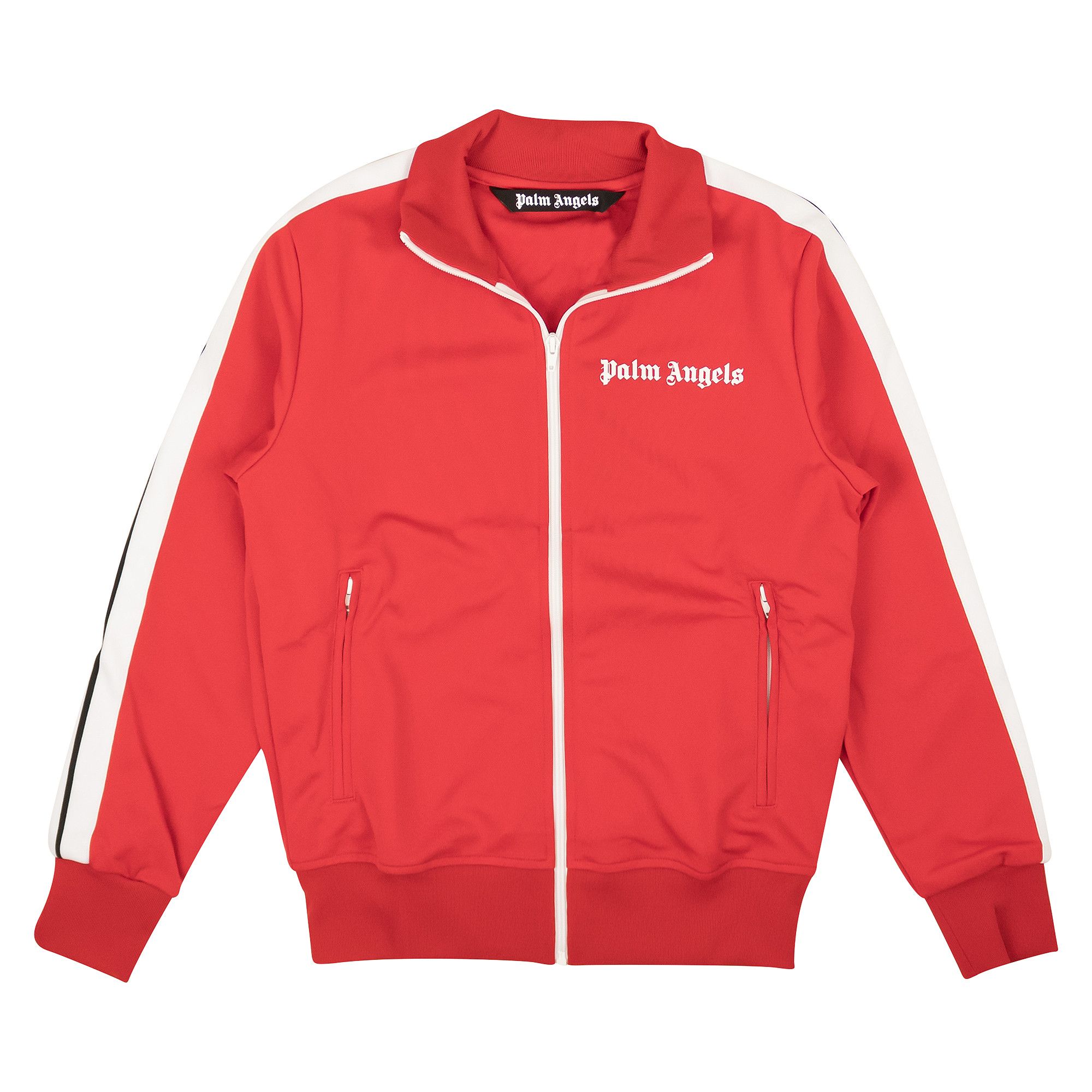 Red palm angels track jacket hotsell