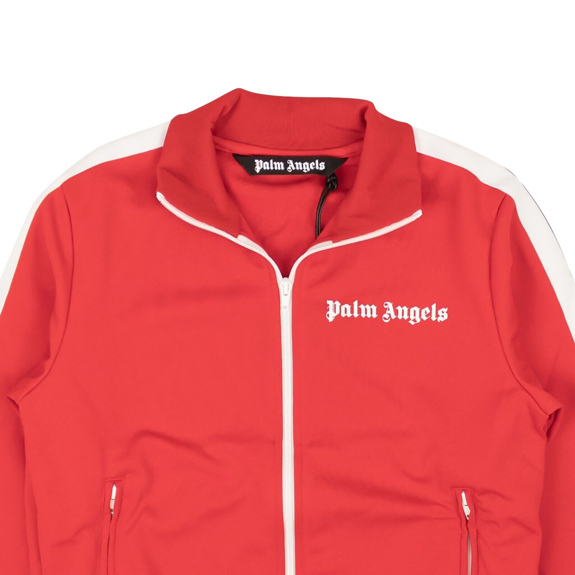 Palm angels red track jacket hotsell