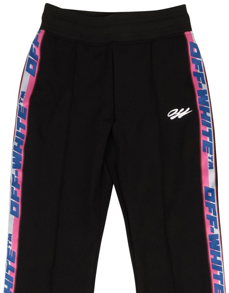 Off White Athleisure Track Pant BlackWhite