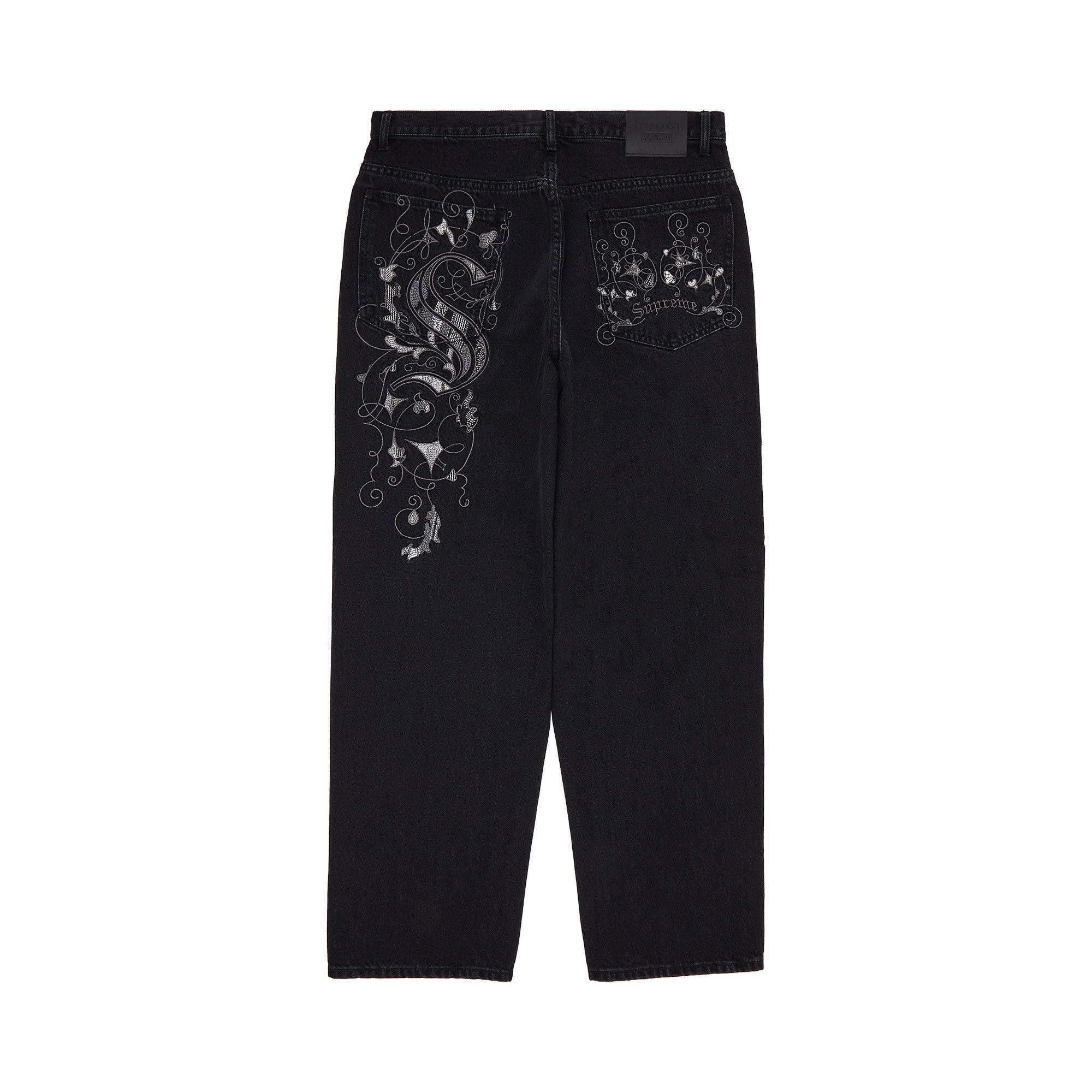 Supreme Coogi Baggy Jean Black Men's - SS23 - US