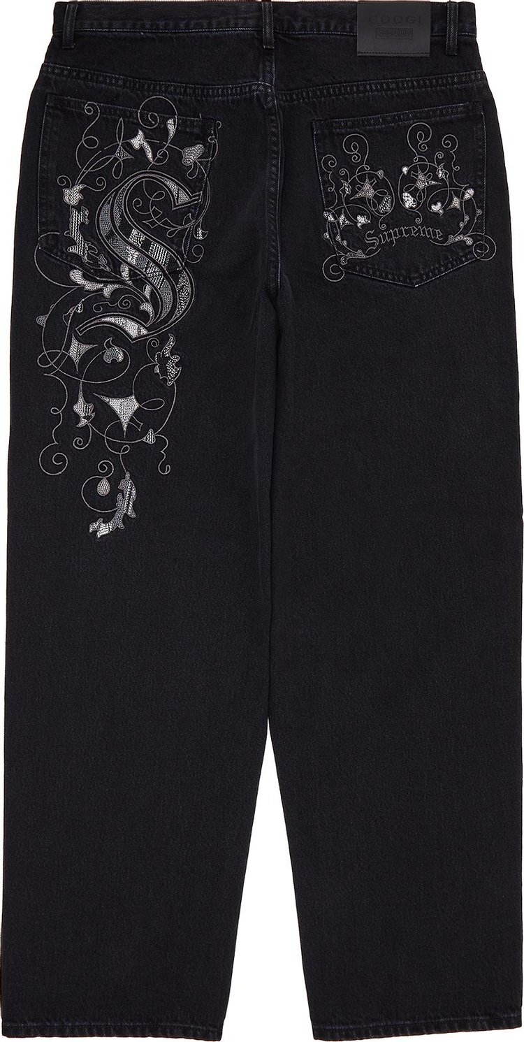 Supreme x Coogi Baggy Jean Black