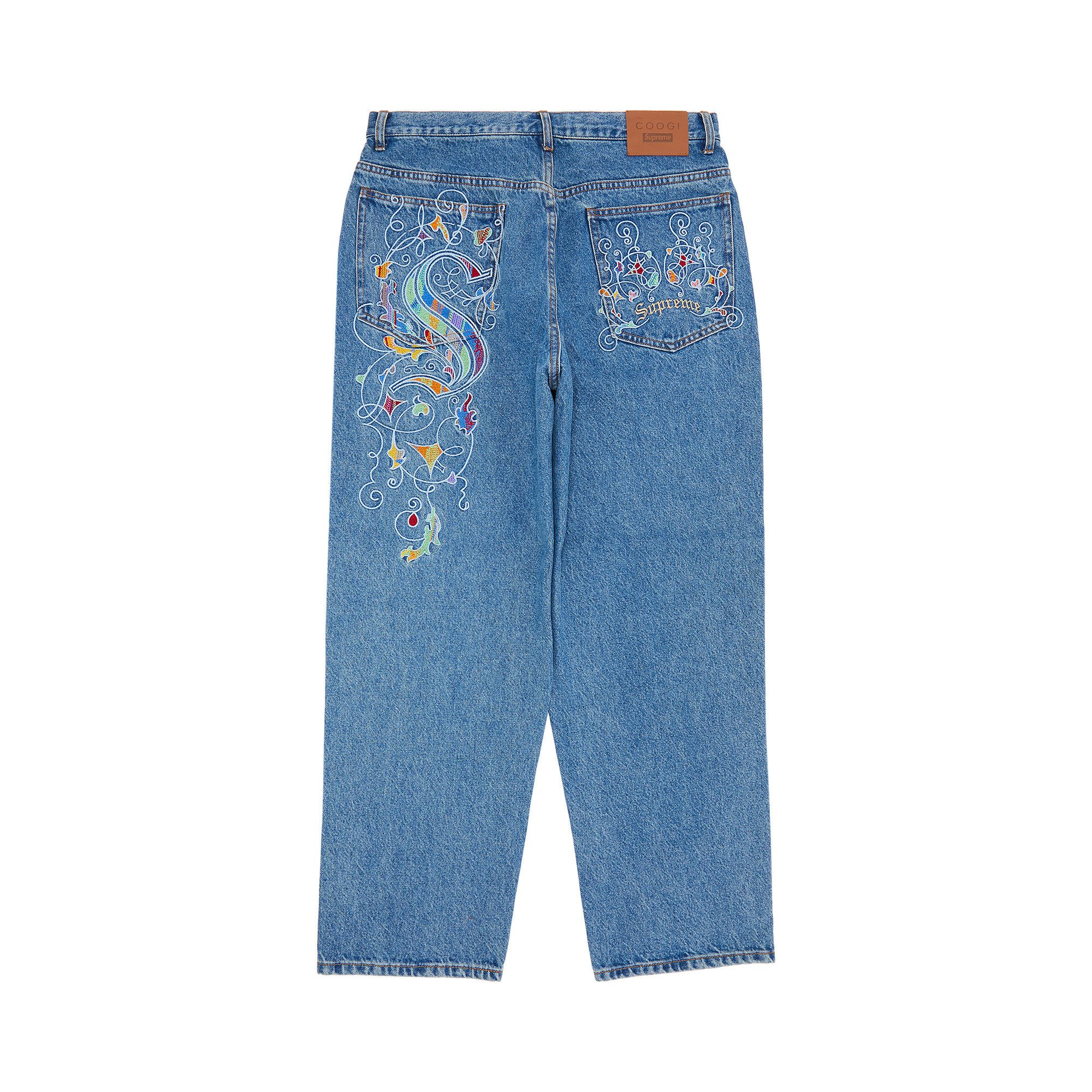 Size 32 Supreme x Coogi Baggy Jean 'Blue'
