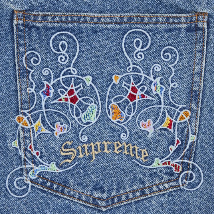 Supreme x Coogi Baggy Jean Blue