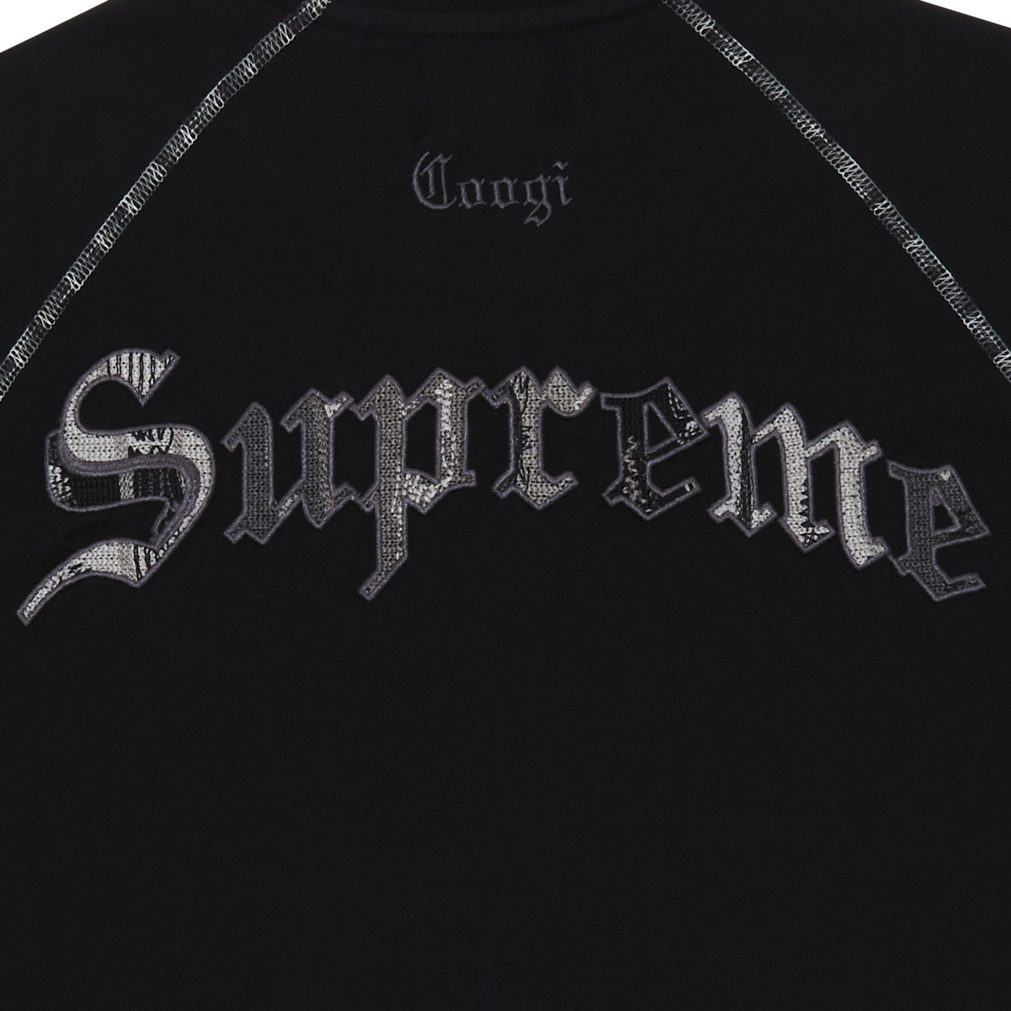 Buy Supreme x Coogi Raglan Short-Sleeve Top 'Black