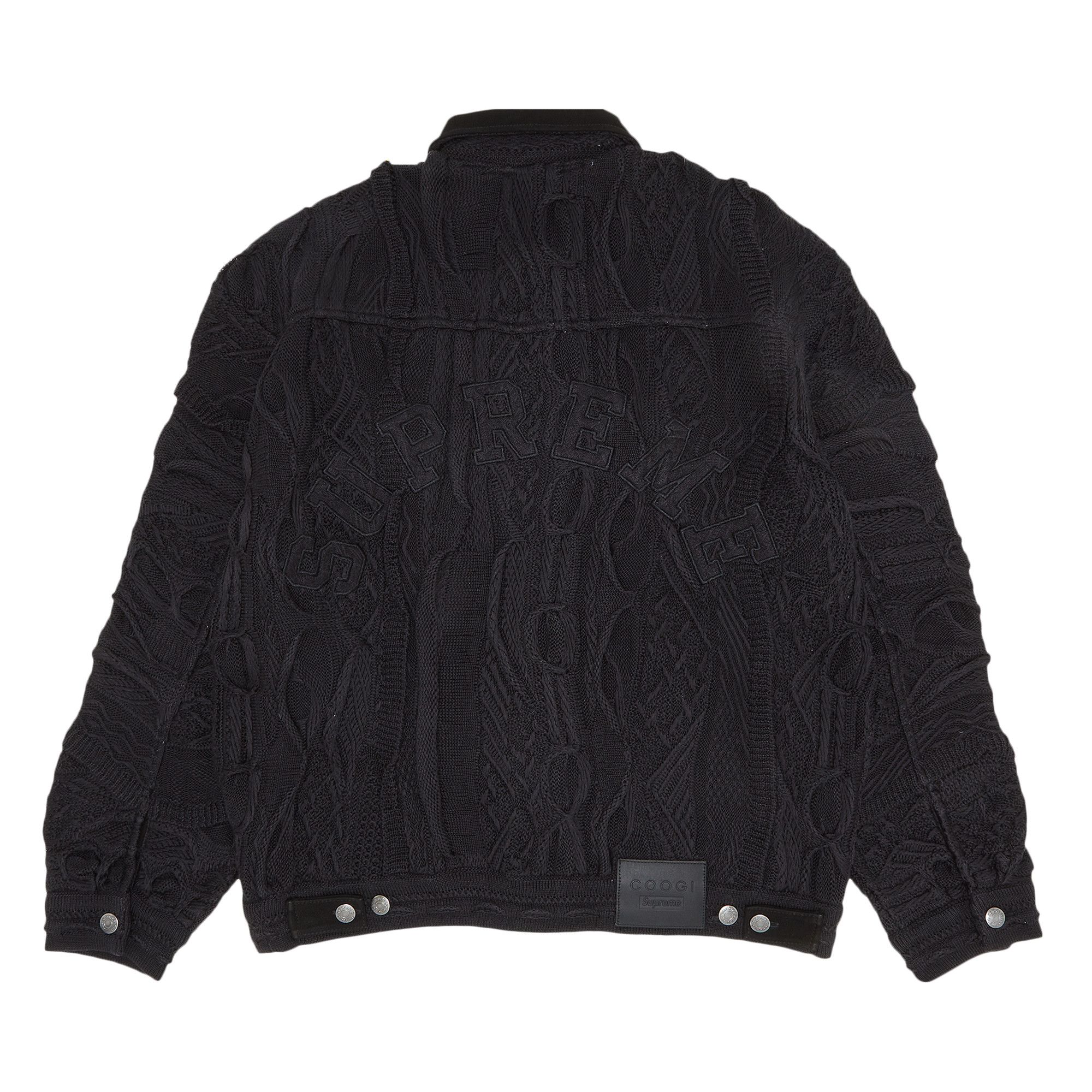 Buy Supreme x Coogi Trucker Jacket 'Black' - SS23J7 BLACK | GOAT