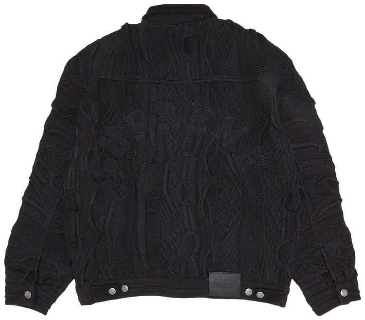 Supreme x Coogi Trucker Jacket Black