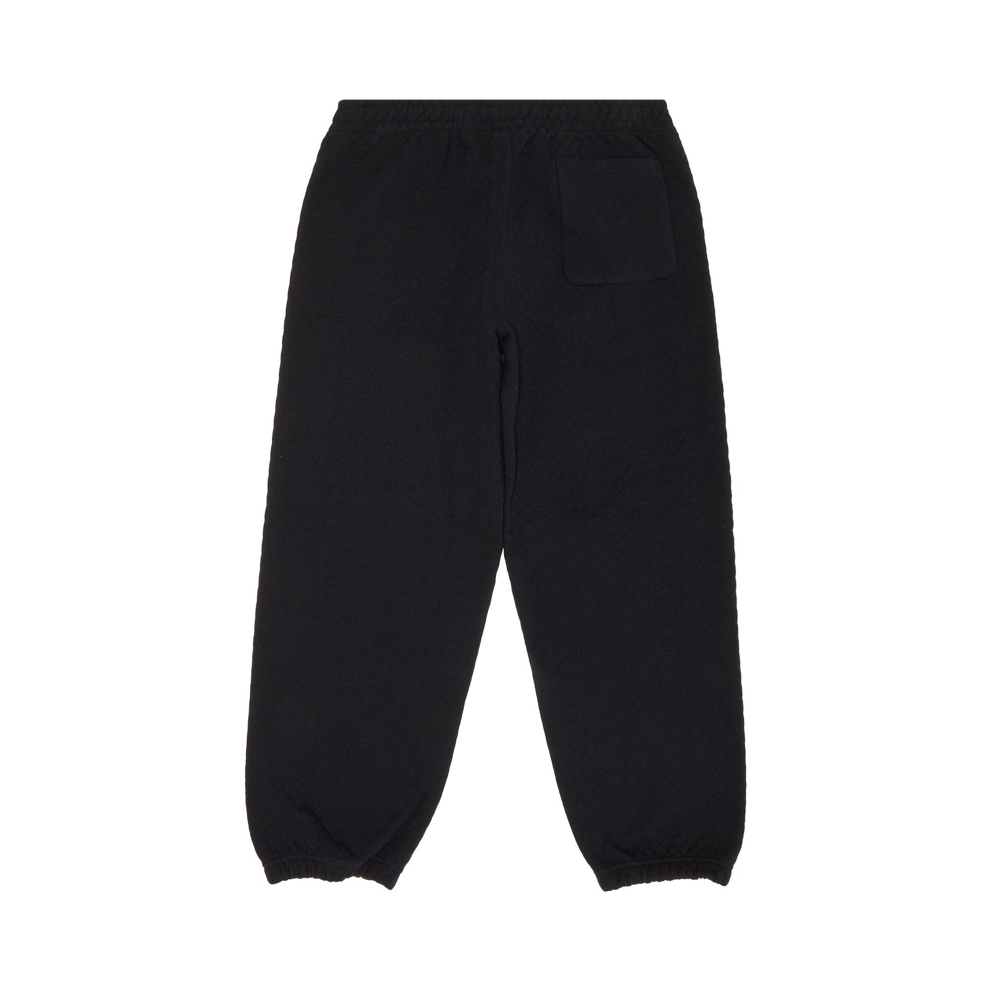 Supreme Sweatpant 'Micro Quilted' Black (SS23)