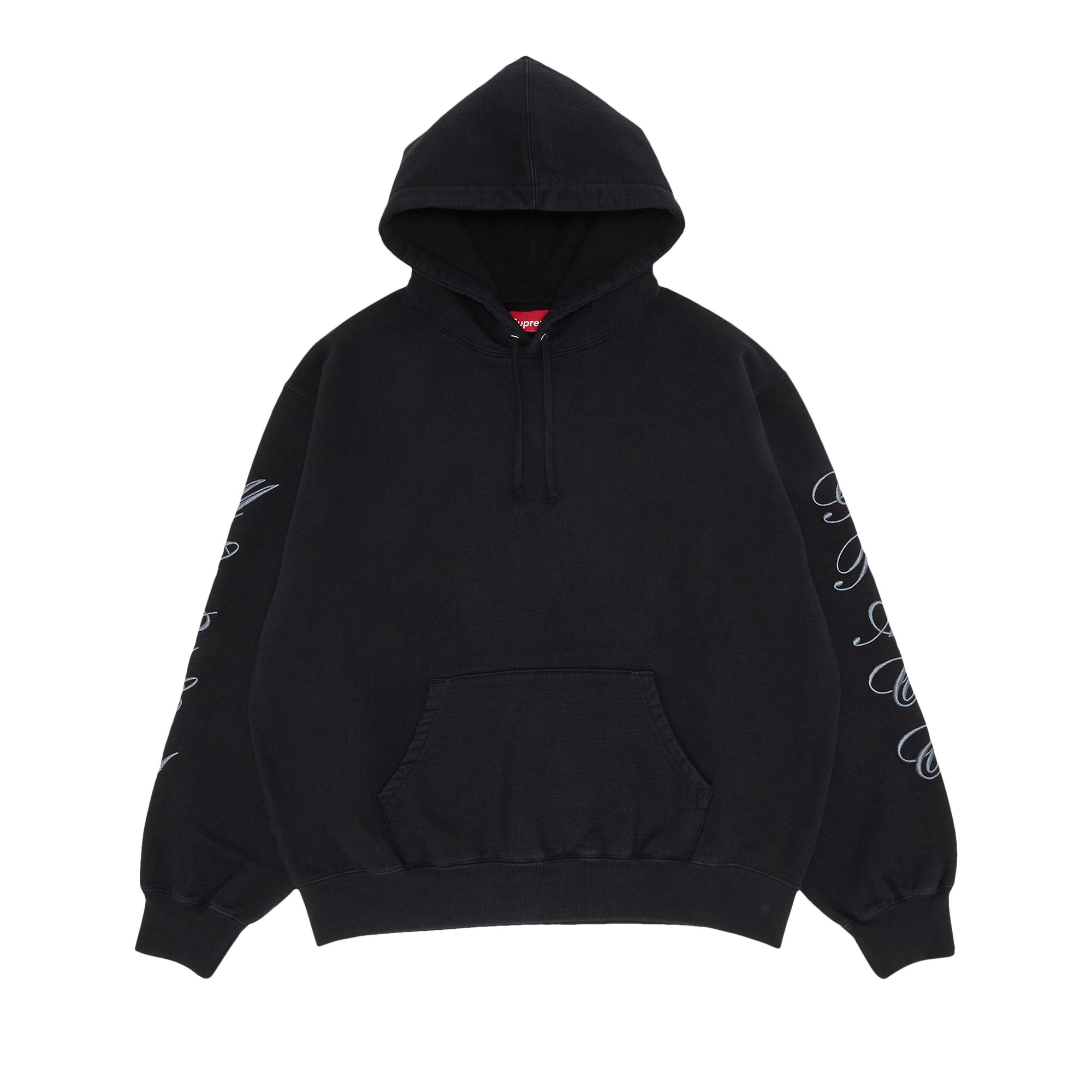 Supreme Patches Spiral Hooded Sweatshirt 'Black'