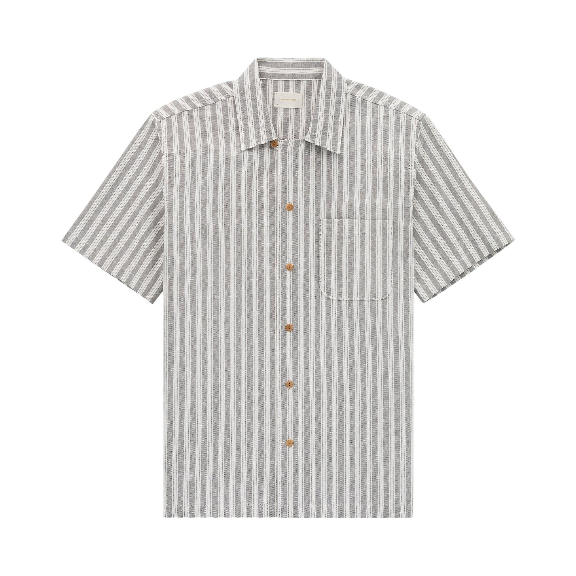 Buy Aimé Leon Dore Striped Leisure Shirt 'Green Stripe ...