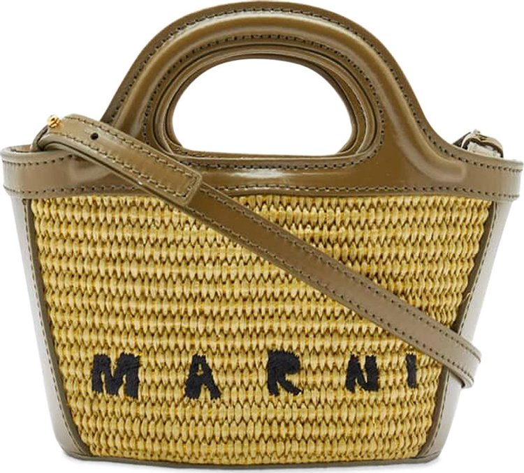 Marni Tropicalia Micro Handbag 'Olive'