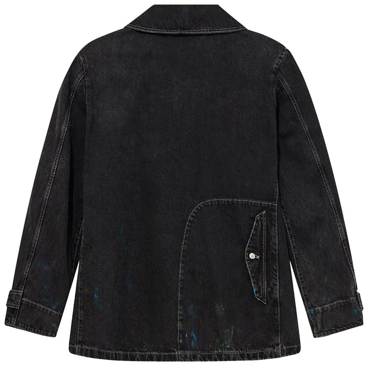 Maison Margiela Paint Denim Jacket Black