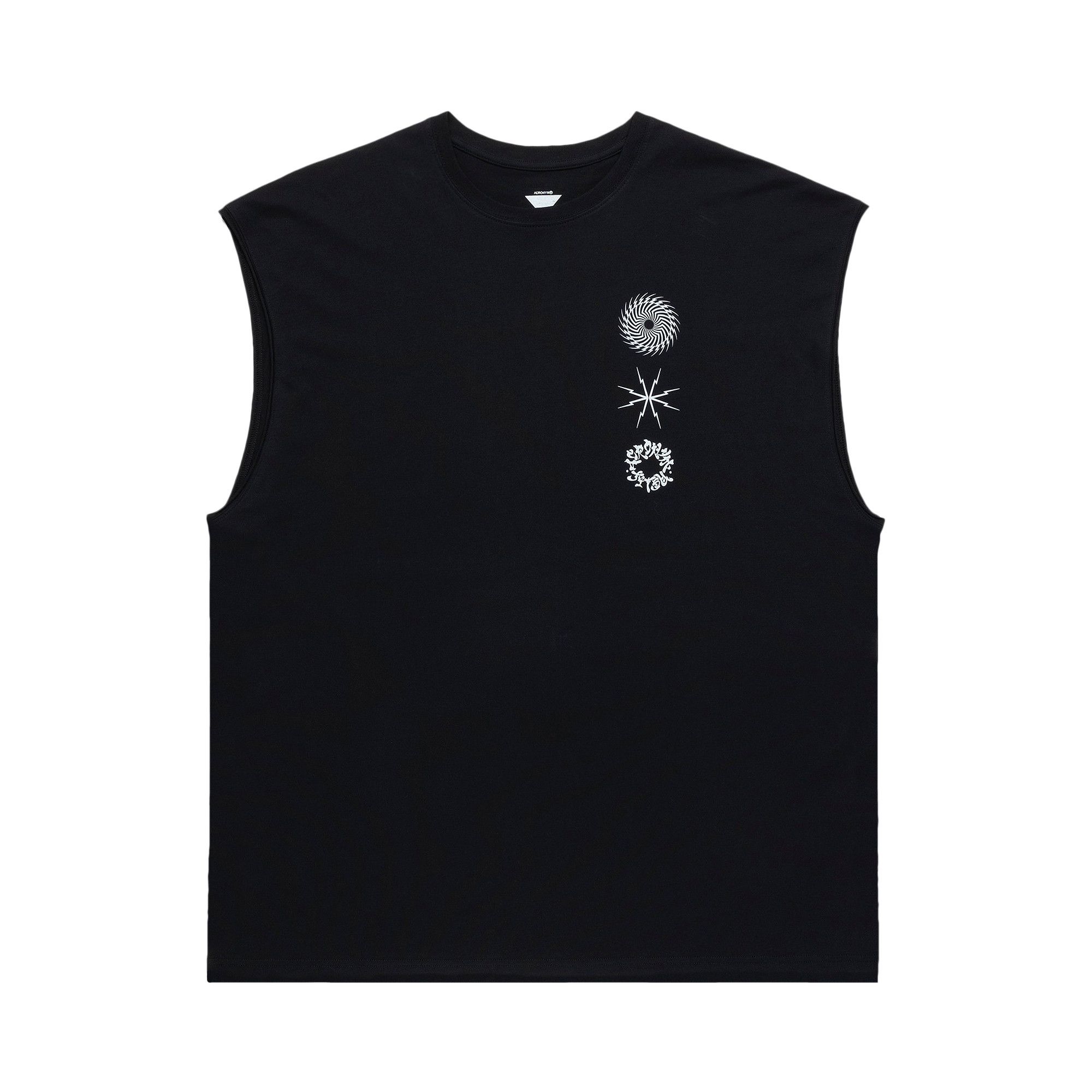 Buy Acronym Pima Sleeveless T-Shirt 'Black' - S25 PR C BLAC | GOAT CA